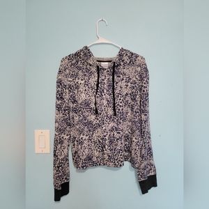 CHAMPION | Women's Hooded Sweatshirt | Navy Blue, Gray